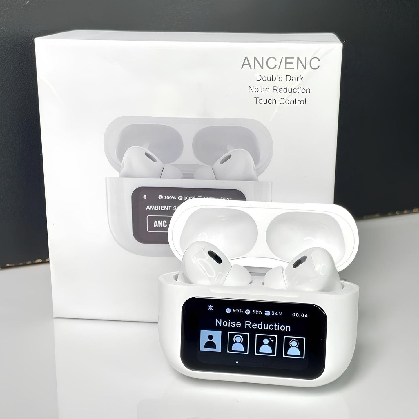 A9 Pro Touch Screen LED Airpods - (IMPORTED VERSION)