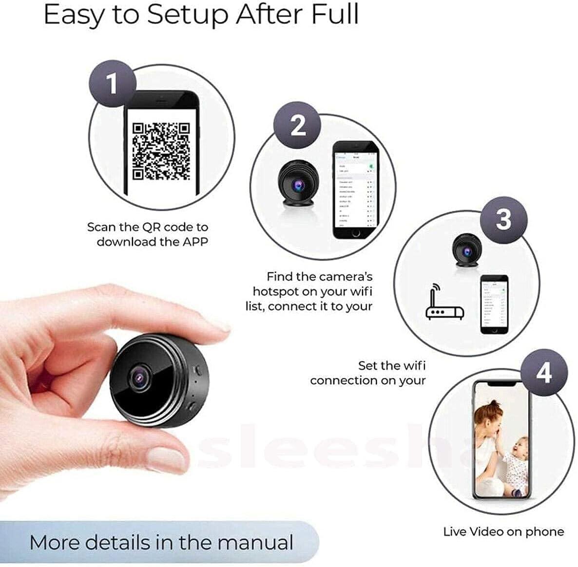 A9 Wireless Wifi Camera Recorder Hd Video
