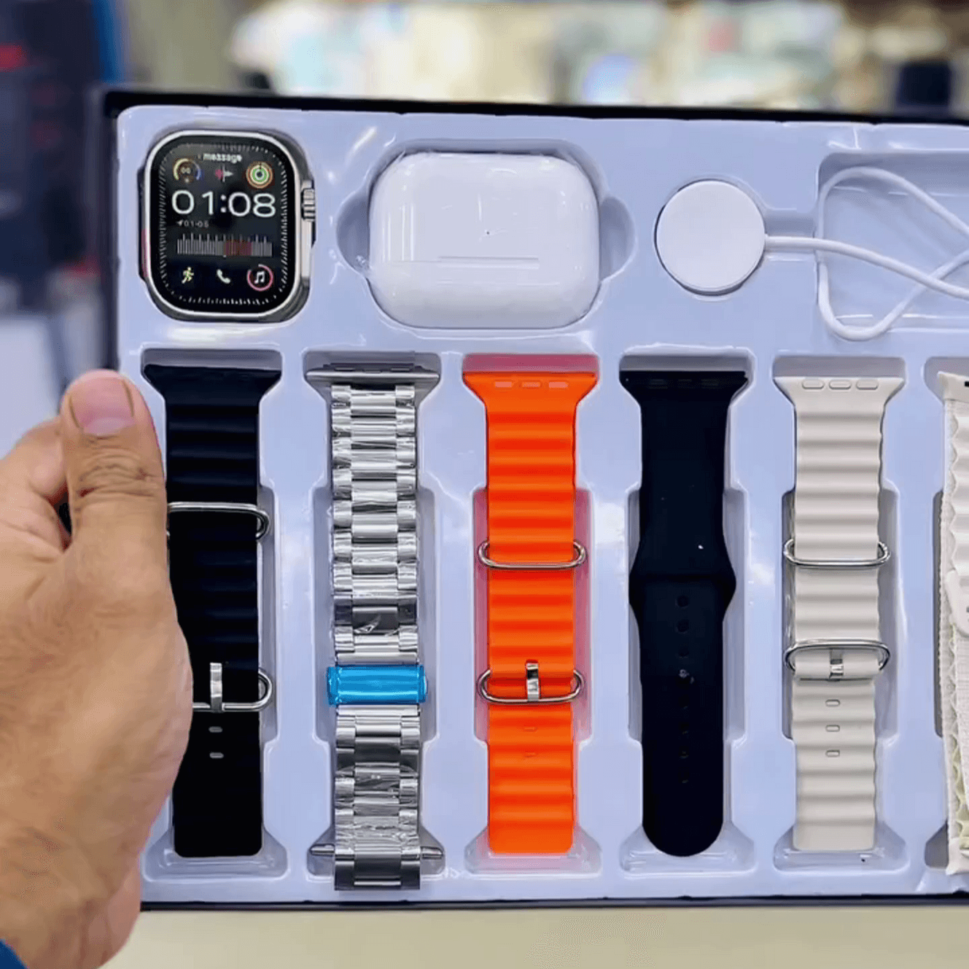 H20 Ultra Smart Watch 10 in 1 with earbuds